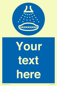 Custom start water spray in launch sequence